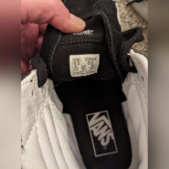 VANS Off The Wall high top Sk8-Hi lighting bolt | Women's 8 Mens 6.5 - Picture 4 of 8